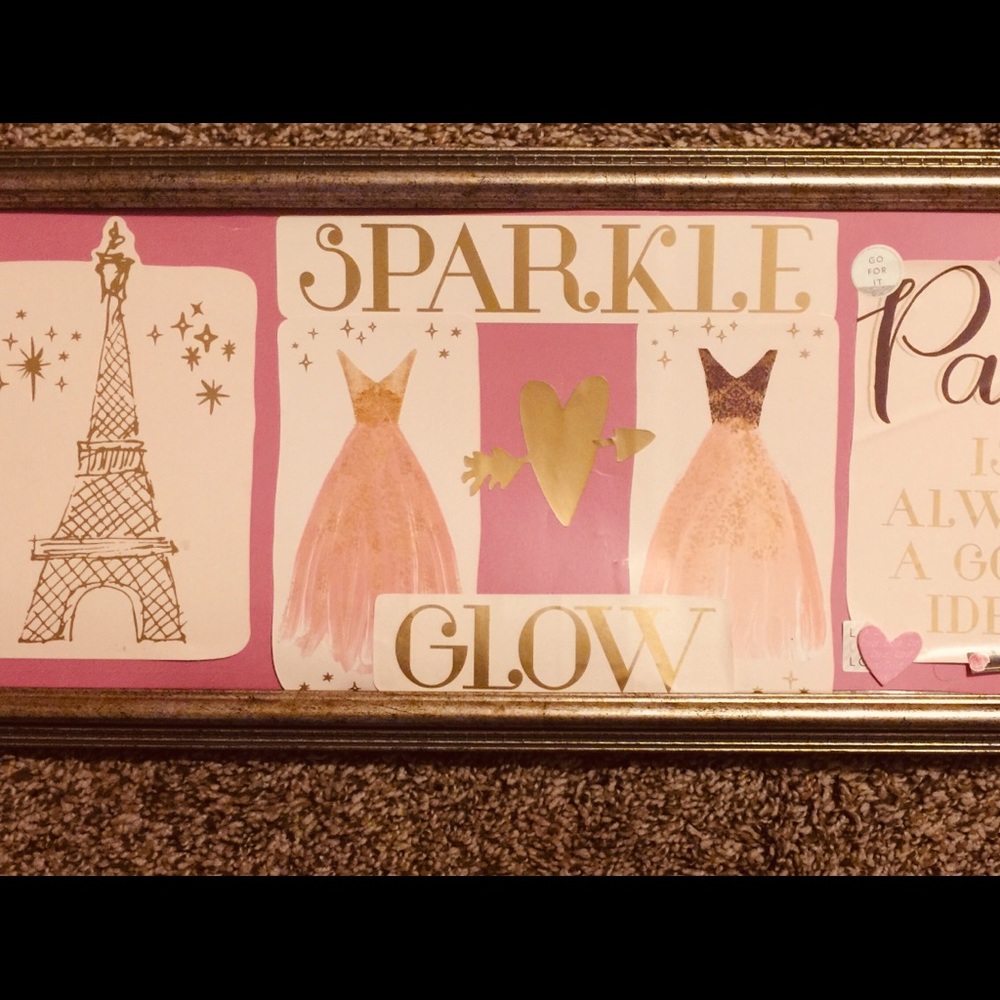 SPARKLE AND GLOW PINK AND GOLD